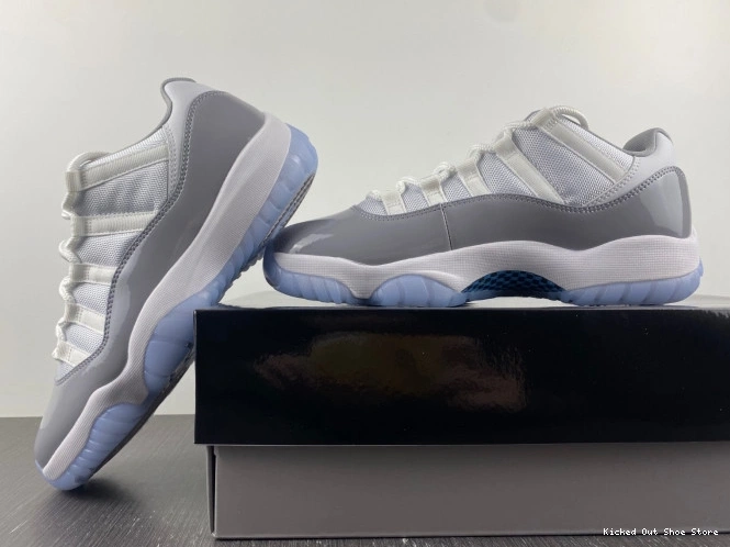 Kicked Out Shoe Store Grey Jordan Air 11 AV2187-140 Cement Low 0814